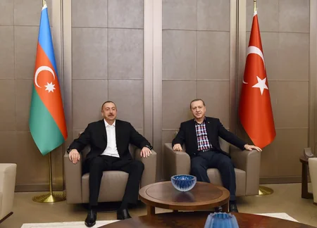 Azərbaycan və Türkiyə prezidentləri arasında görüş olub