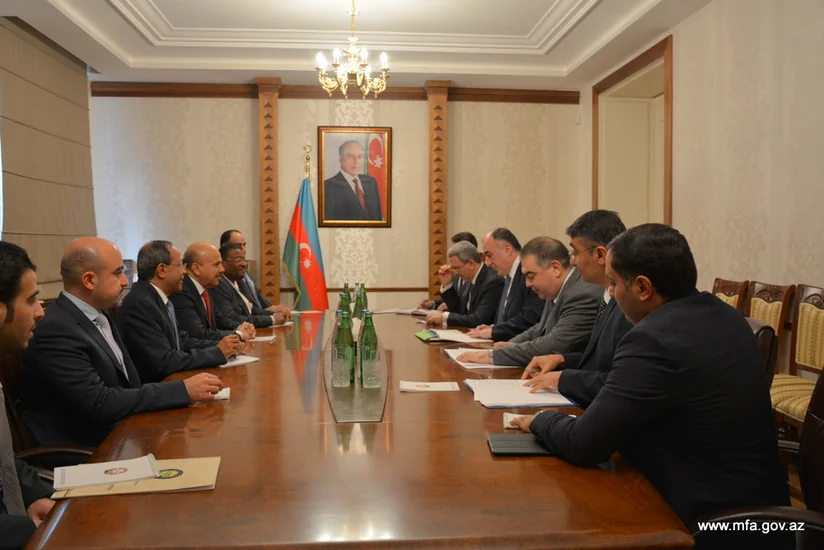Elmar Mammadyarov receives Secretary General of Gulf Cooperation Council