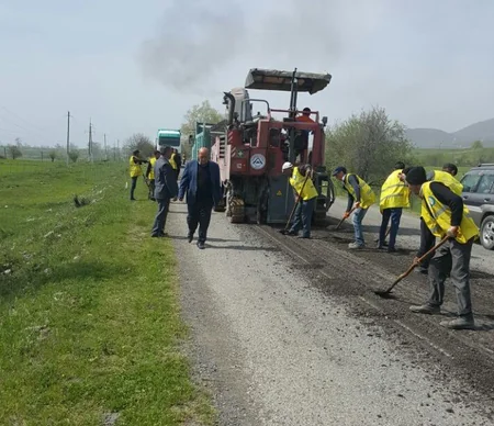 Muğanlı-İsmayıllı avtomobil yolunda təmir işləri aparılır