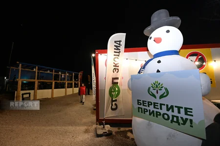 Акция протеста на дороге Ханкенди-Лачын продолжается и в вечерние часы