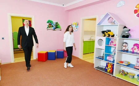 Heydər Əliyev Fondunun təşəbbüsü ilə Şamaxıda uşaq bağçası istifadəyə verilib - YENİLƏNİB