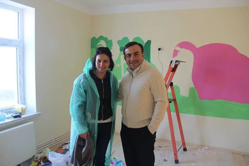 BP əməkdaşları uşaq bağçasının təmirində iştirak ediblər