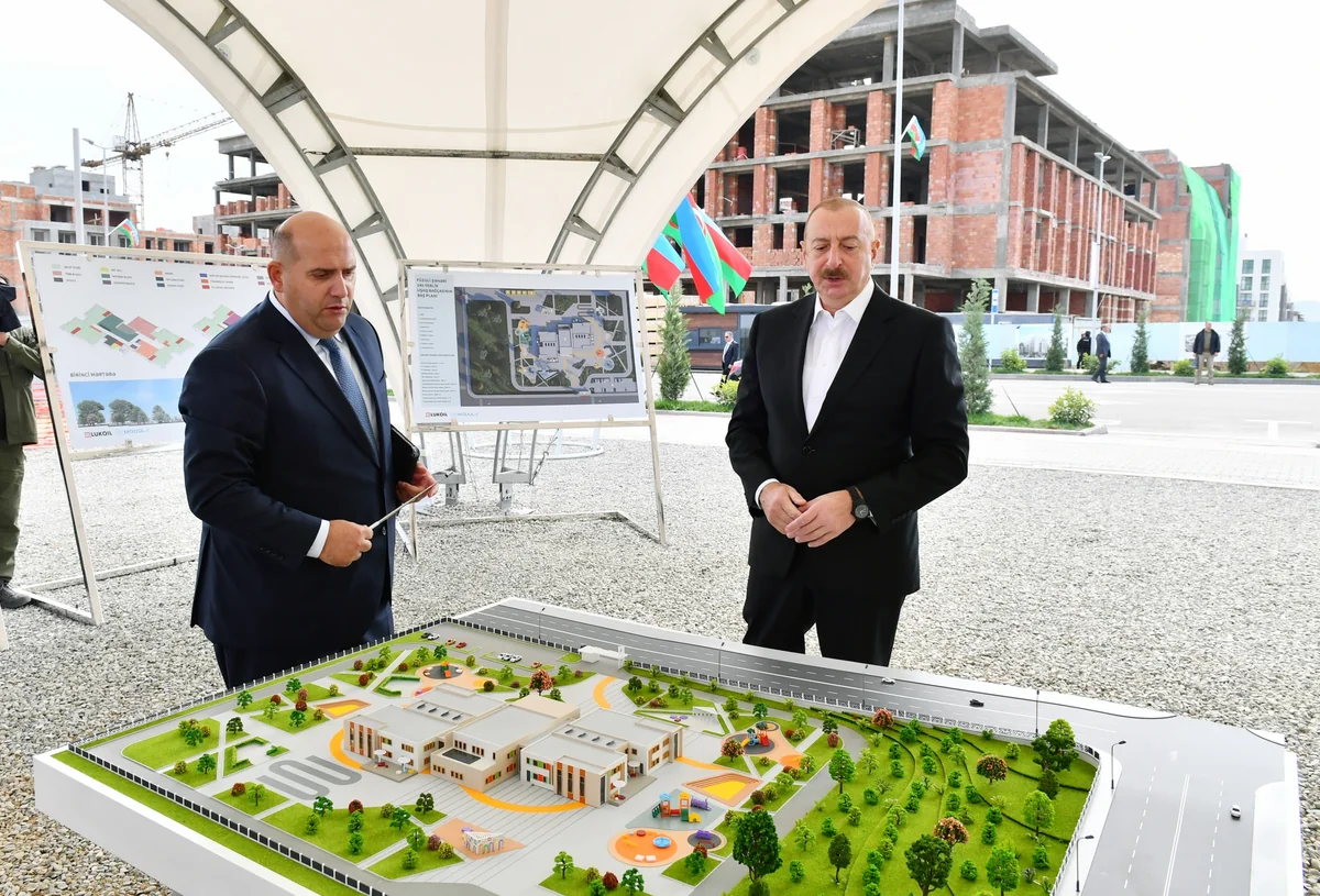 В городе Физули заложен фундамент детского сада на 240 мест