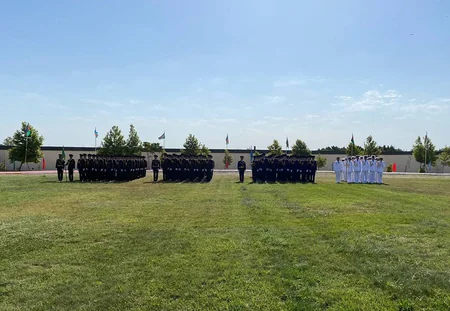 Ali Hərbi Məktəbdə növbəti buraxılış mərasimi keçirilib