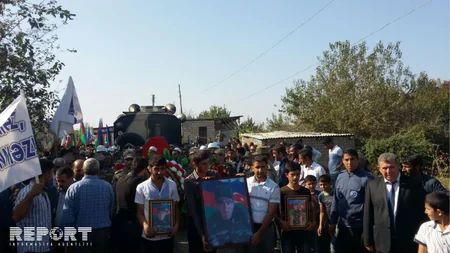 Martyred Azerbaijani serviceman buried - PHOTO