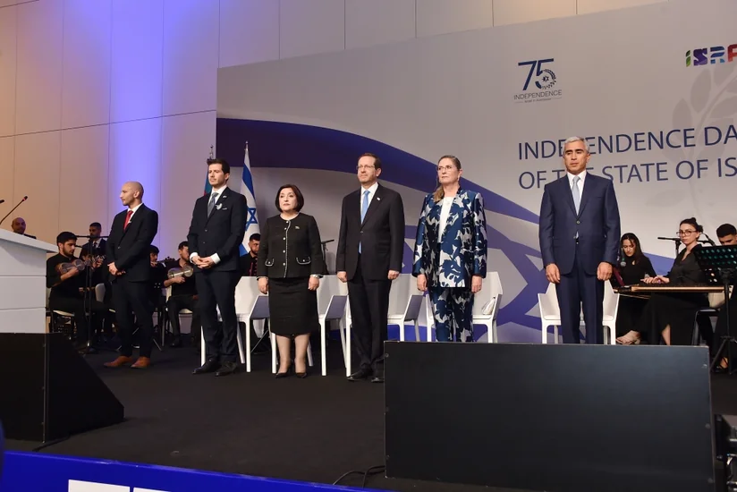 Official reception organized in Baku on occasion of Independence Day of Israel
