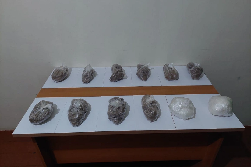 DSX: Dövlət sərhədində 12 kq narkotik aşkarlanıb