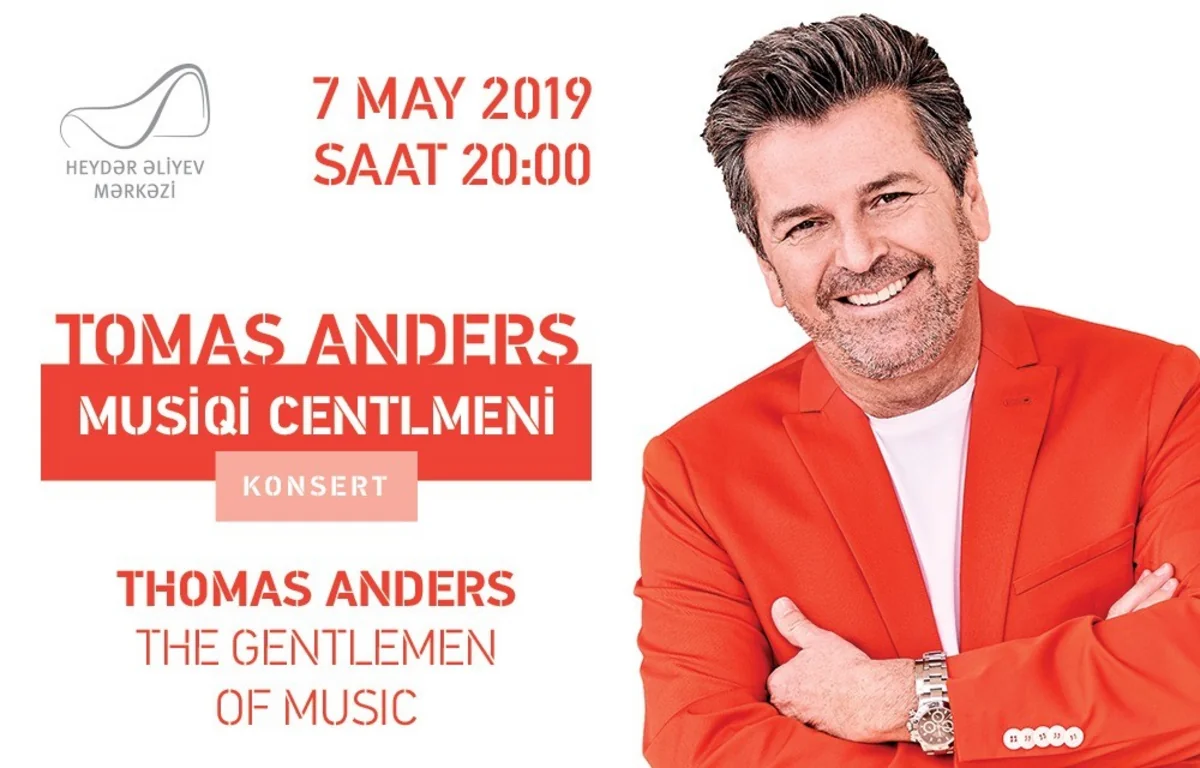 Əfsanəvi Tomas Andersin Heydər Əliyev Mərkəzində konserti olacaq