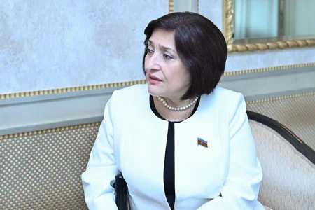 Sahibə Qafarova Sankt-Peterburqda bir sıra görüşlər keçirib