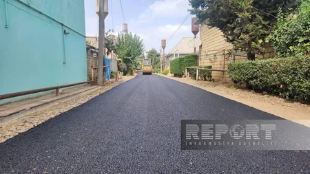 Cəlilabad şəhərinin 15 küçəsində asfaltlanma işləri aparılır