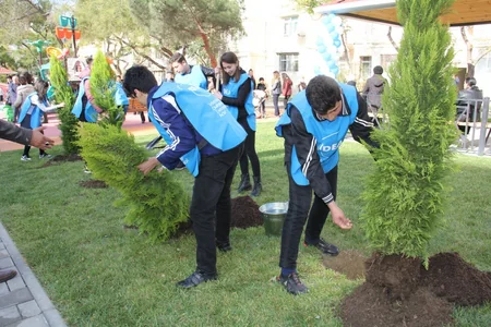 “Bizim həyət” layihəsi çərçivəsində daha bir həyət abadlaşdırılıb