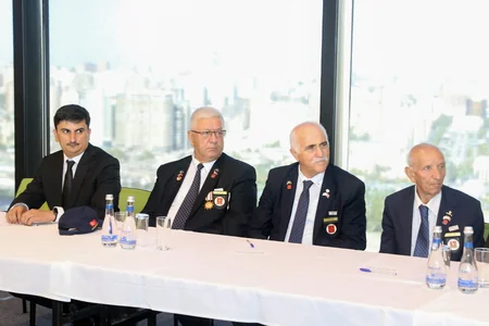 Türkiyənin ehtiyatda olan zabitləri və müharibə veteranları Azərbaycana gəliblər