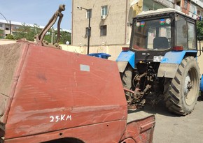 Lənkəranda içkili şəxs traktorla avtoşluq etdi 