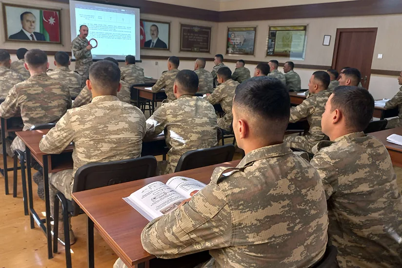 Marines Commando Basic Course being held in Azerbaijan Naval Forces 