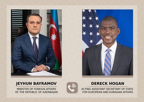 Azerbaijani FM, representative of Secretary of US State hold phone conversation