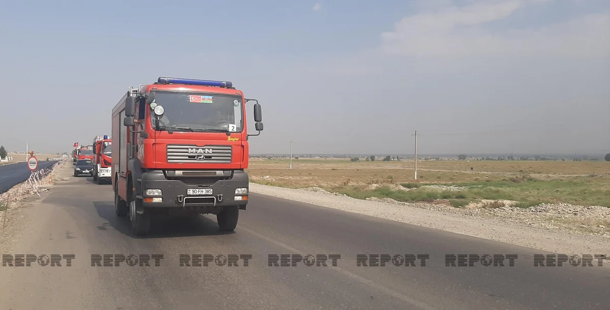 Next group of Azerbaijani firefighters returns from Turkey 