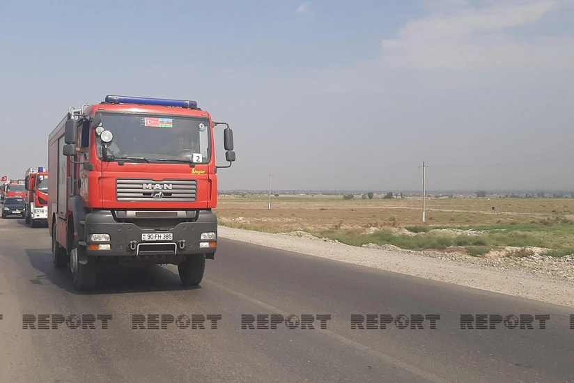 Next group of Azerbaijani firefighters returns from Turkey 