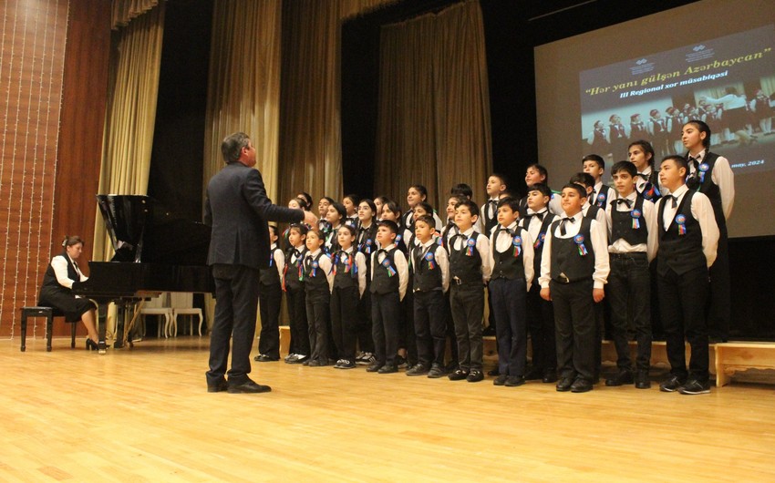 “Hər yanı gülşən Azərbaycan” adlı III Regional xor müsabiqəsinə start verilib