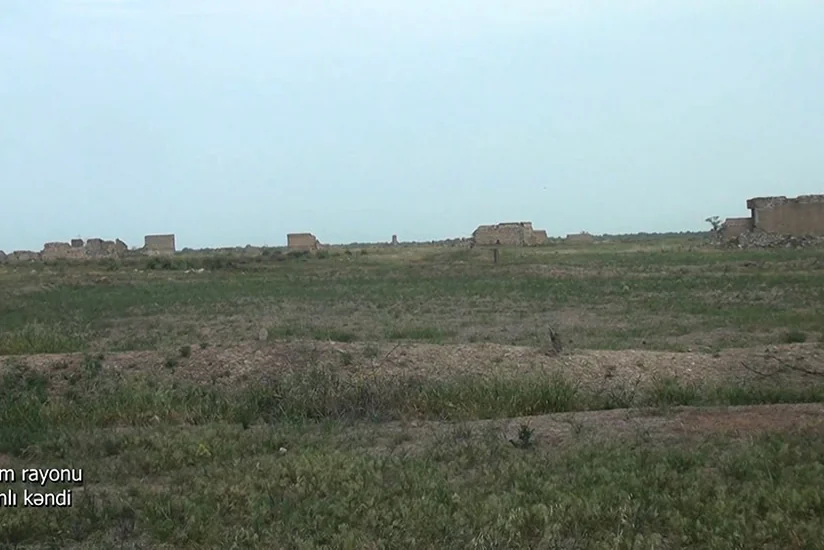 Ağdamın Şirvanlı kəndinin görüntüləri