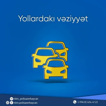 Bakı yollarındakı vəziyyət açıqlanıb
