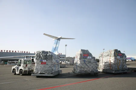 Another humanitarian aid plane leaves for Türkiye on instructions of Azerbaijan's First Vice-President