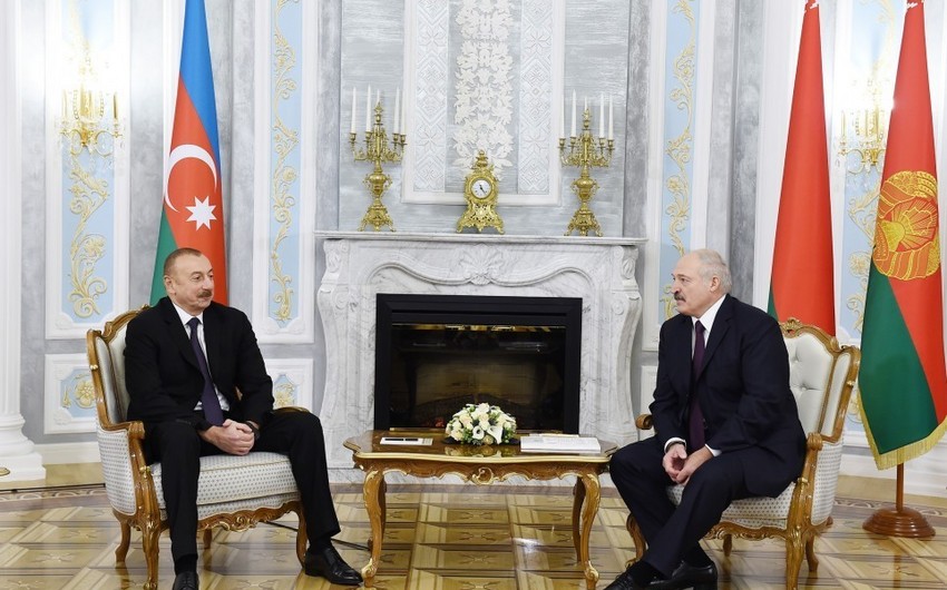 Aleksandr Lukaşenko: Azərbaycanla Belarusun bütün sahələrdə yaxşı münasibətləri var