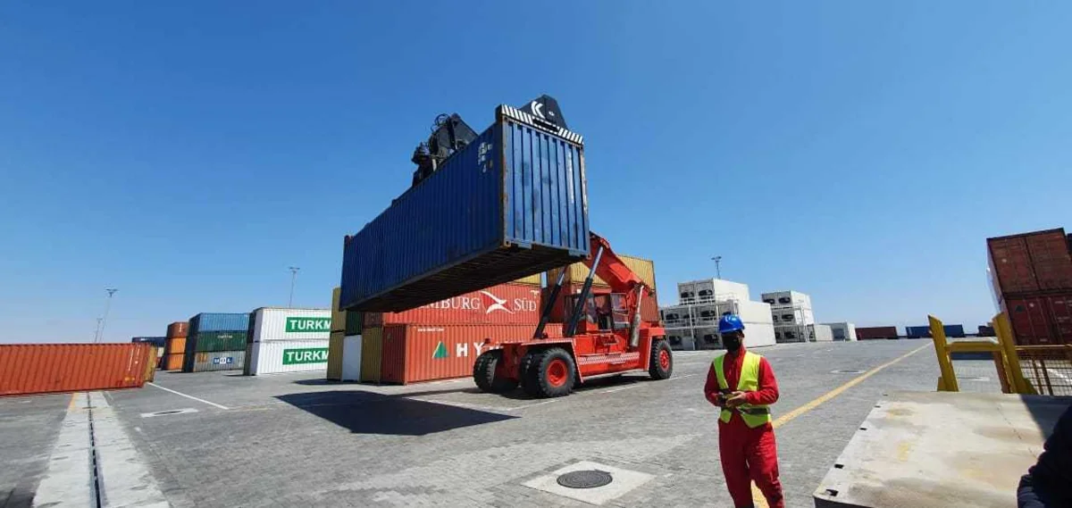 Another block train from China to Turkey passed through the Port of Baku