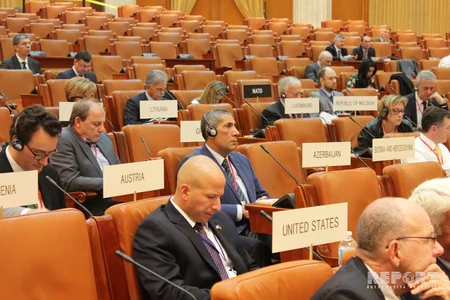 Azərbaycanlı deputat NATO PA-nın komitə iclasında Ermənistanın işğalçı siyasətindən söz açıb - FOTO