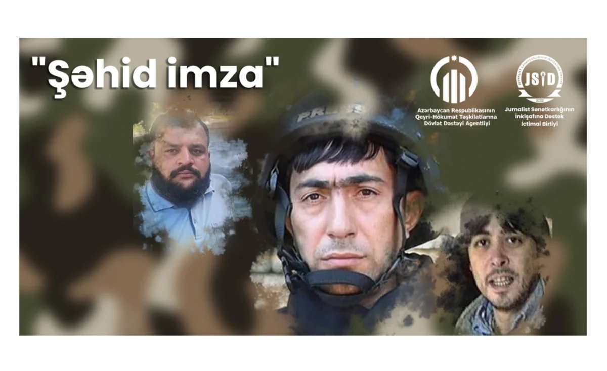 Birinci və İkinci Qarabağ müharibələrində həlak olan jurnalistlərə həsr olunan videoçarx hazırlanıb