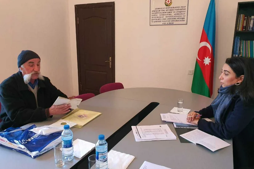 Ombudsman Qubada vətəndaşları qəbul edib, uşaq müəssisəsinə baş çəkib