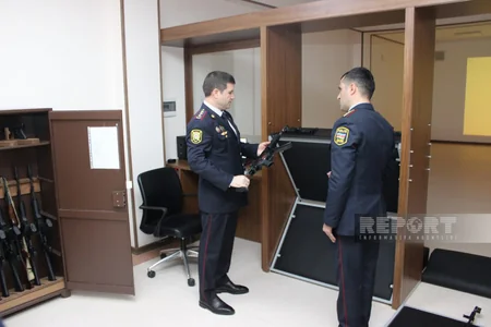 Naxçıvan DİN-in Orta İxtisas Polis Məktəbində andiçmə mərasimi keçirilib
