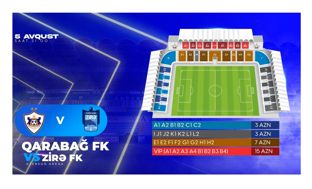 “Qarabağ”ın oyununun biletləri bu gün satışa çıxarılacaq