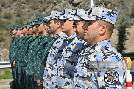 Memory of martyrs honored at Lachin border checkpoint