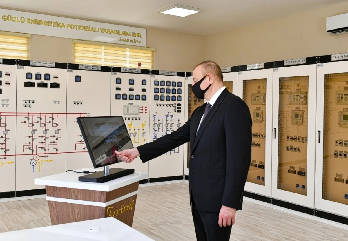 President Ilham Aliyev inaugurates Ahmadli substation