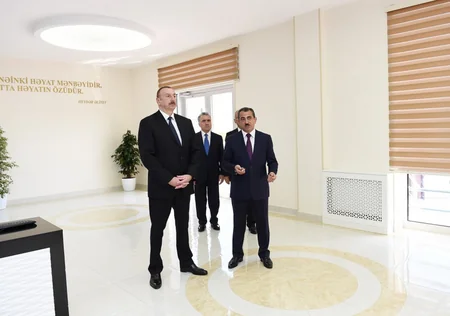 İlham Əliyev Xaçmaz şəhərinə içməli suyun verilməsi mərasimində iştirak edib - YENİLƏNİB