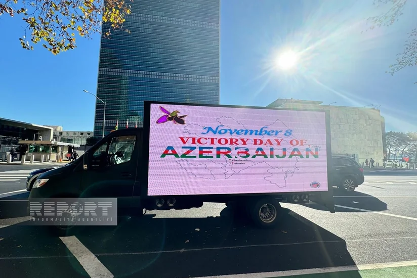 Nyu Yorkda Zəfər Günü münasibəti ilə məlumatlandırma aksiyası keçirilib