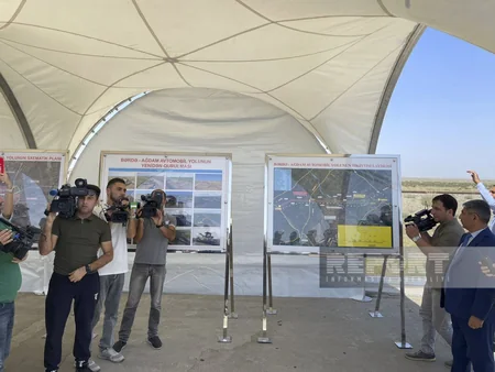 Foreign diplomats and military representatives visit Aghdam