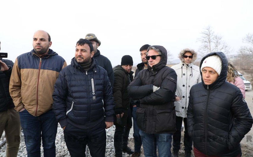 Tanınmış səyyahlar qrupunun işğaldan azad edilən ərazilərə səfəri başa çatıb 
