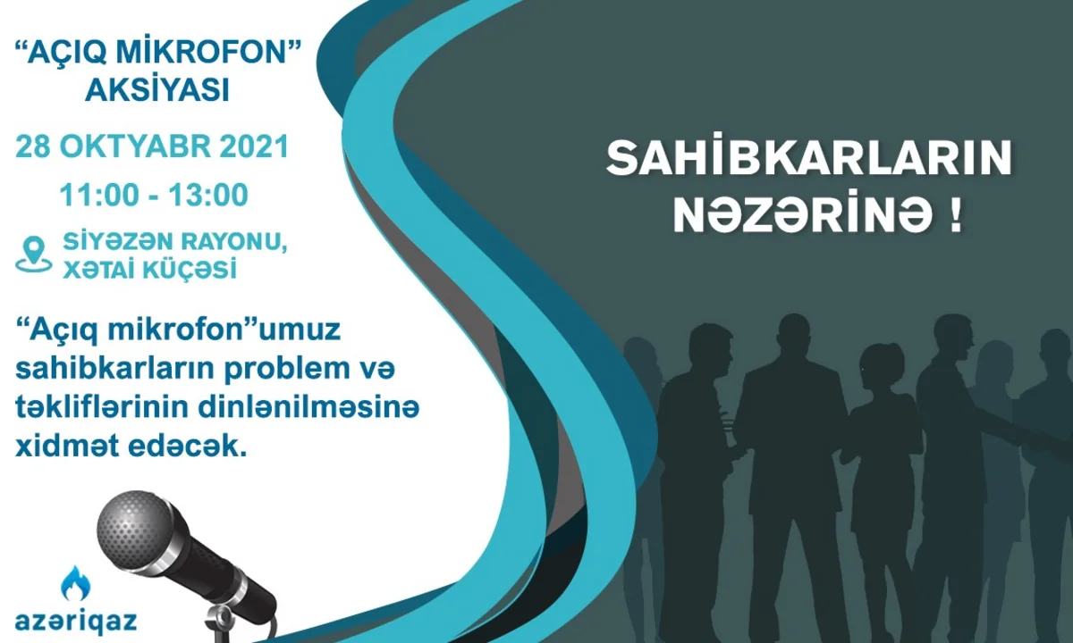 Azəriqaz Siyəzən sahibkarlarının problemini dinləyəcək