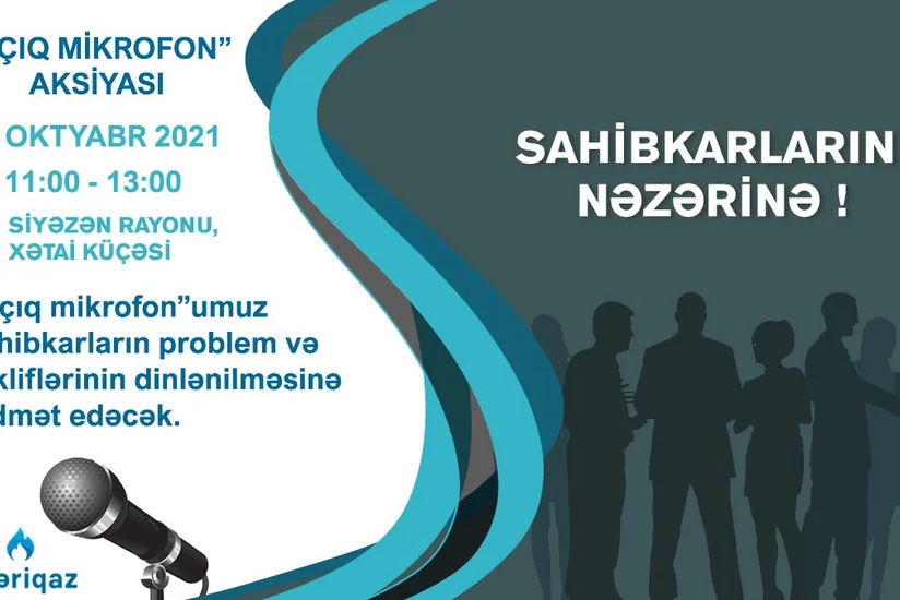 Azəriqaz Siyəzən sahibkarlarının problemini dinləyəcək