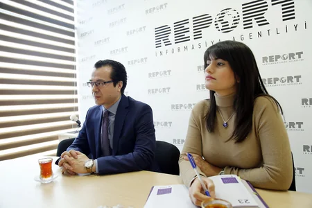 Əfqanıstanın Azərbaycandakı səfiri Report agentliyində olub - FOTO