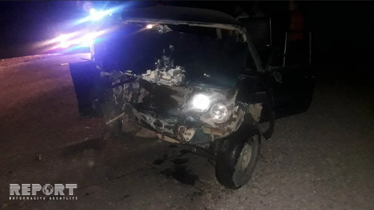 İmişlidə yol qəzası olub, xəsarət alan var - FOTO
