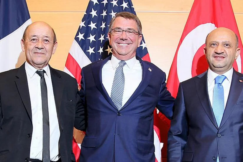 Состоялась трехсторонняя встреча министров обороны Турции, США и Франции