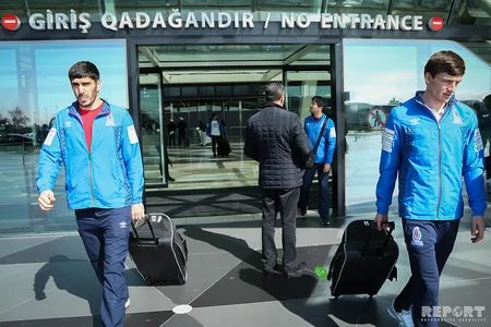 Futbol üzrə Azərbaycan milli komandası Qətərdən Bakıya qayıdıb