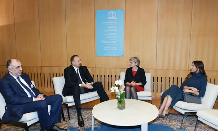 ​İlham Əliyev UNESCO Baş Konfransının 38-ci sessiyasının Liderlər Forumunda iştirak edib