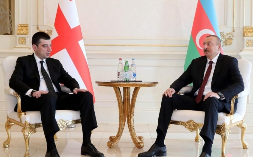Gürcüstanın Baş naziri Prezident İlham Əliyevə telefonla zəng etdi