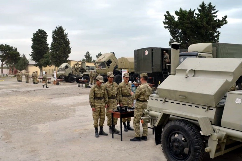 Azərbaycan ordusunun Kimya Qoşunlarında xüsusi texnikanın payız-qış mövsümünə keçidi təşkil olunub