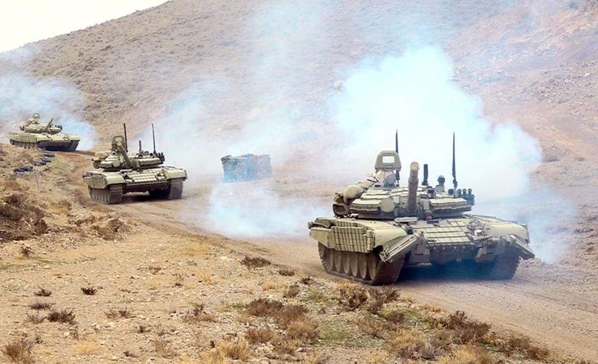 Azerbaijani exclave Special Army headquarters carries out unscheduled inspects in tank division