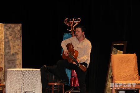 Tbilisidəki Azərbaycan teatrı yeni tamaşa təqdim edib - FOTO