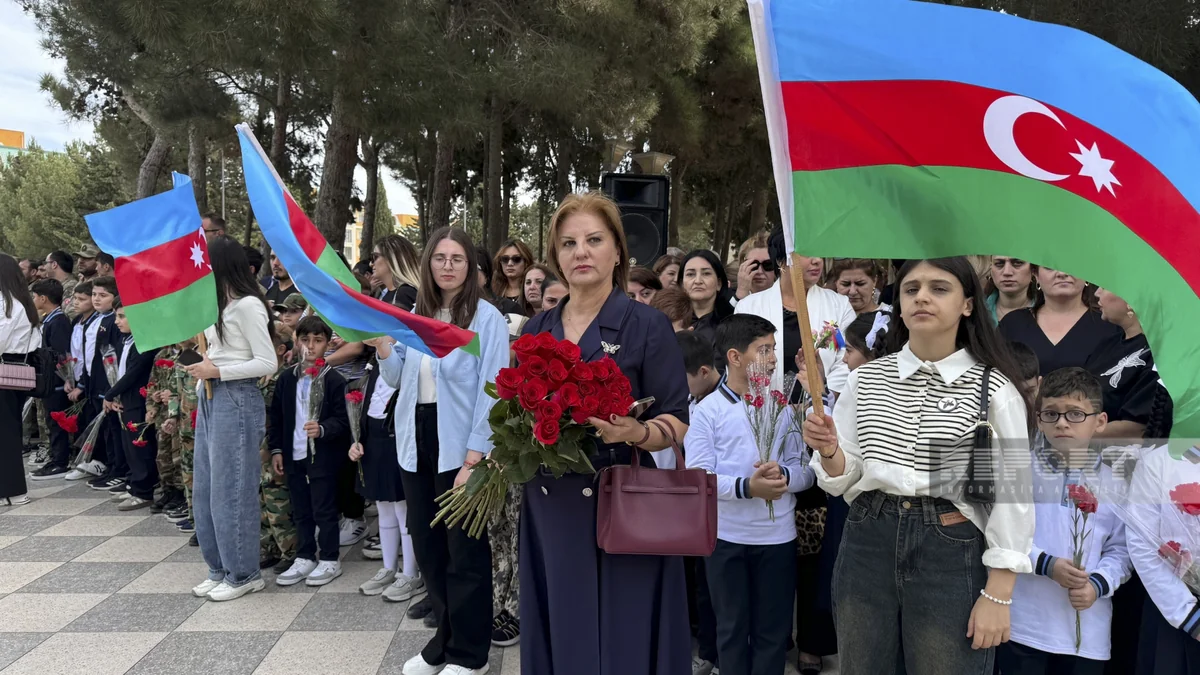Sumqayıtda Vətən müharibəsi şəhidlərinin xatirəsi anılıb
